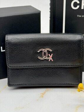 Chanel Ski Motif Trifold Wallet